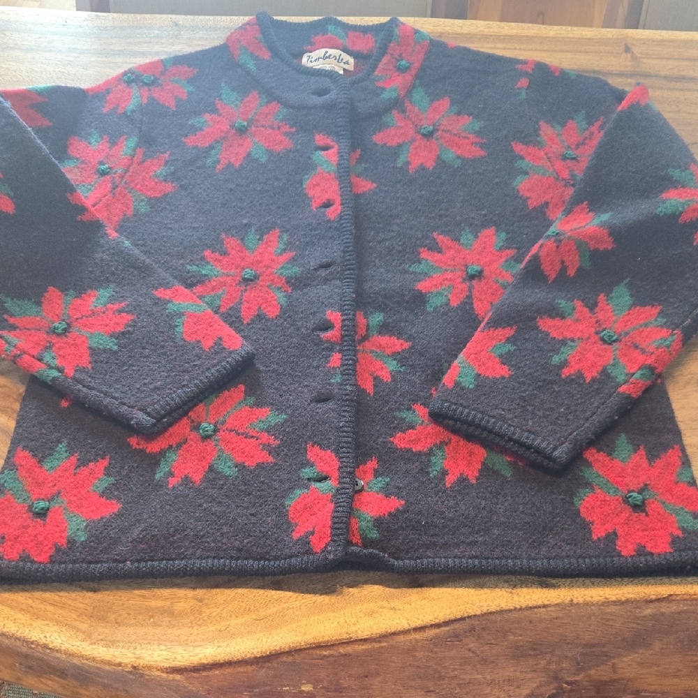Floral Wool Sweater